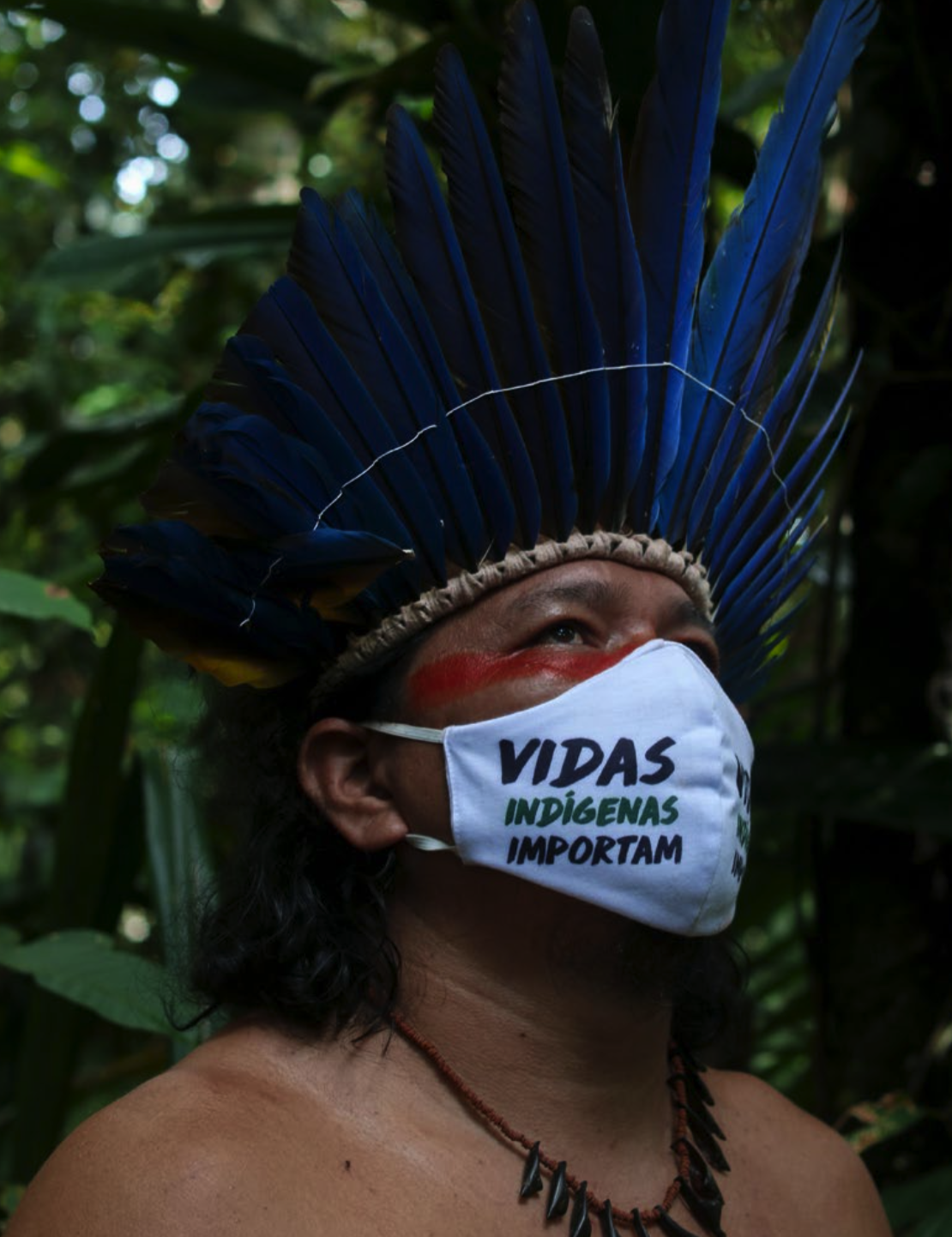 Amazonie: « Les vies indigènes comptent » Photo Ricardo Oliveira/AFP via Getty Images)